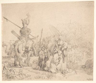 Die Taufe des Eunuchen von Rembrandt van Rijn
