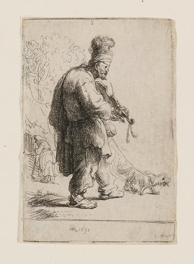 Der blinde Geiger von Rembrandt van Rijn