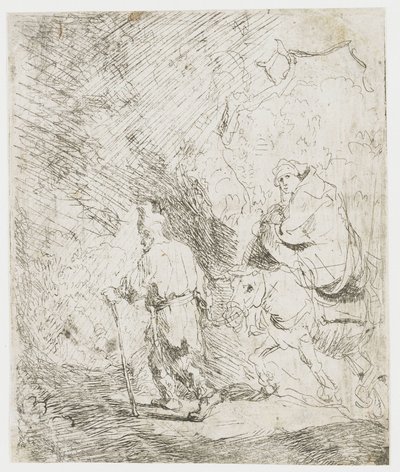 Die Flucht nach Ägypten von Rembrandt van Rijn