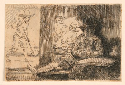 Der Golfspieler von Rembrandt van Rijn