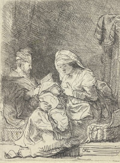 Die Heilige Familie, ca. 1632 von Rembrandt van Rijn