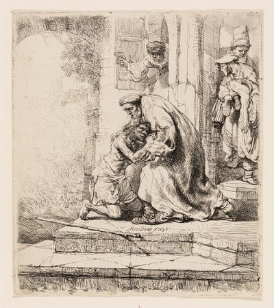 Die Rückkehr des verlorenen Sohnes von Rembrandt van Rijn