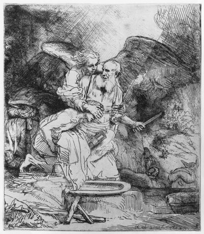 Das Opfer Abrahams, 1645 von Rembrandt van Rijn