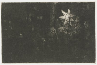 Der Stern der Könige: ein Nachtstück von Rembrandt van Rijn