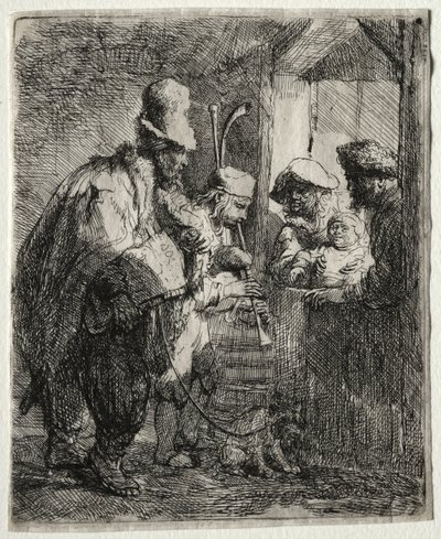 Die umherziehenden Musiker, ca. 1635 von Rembrandt van Rijn