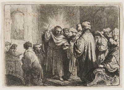 Das Zinsgroschen von Rembrandt van Rijn