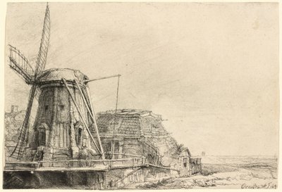 Die Windmühle von Rembrandt van Rijn