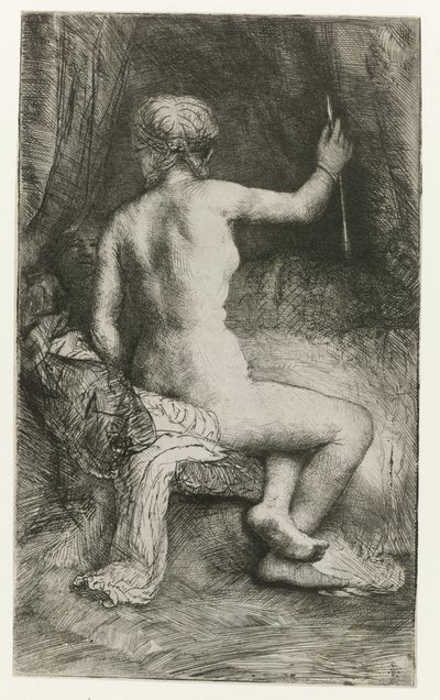 Die Frau mit dem Pfeil von Rembrandt van Rijn