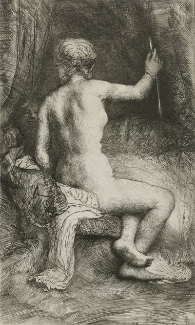 Die Frau mit dem Pfeil, 1661 von Rembrandt van Rijn
