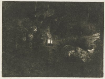 Die Anbetung der Hirten: ein Nachtstück von Rembrandt van Rijn