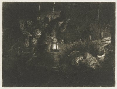 Die Anbetung der Hirten: ein Nachtstück von Rembrandt van Rijn