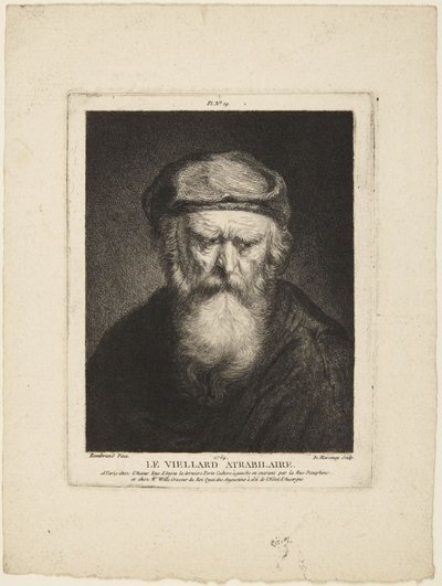 Der atrabiläre Greis von Rembrandt van Rijn