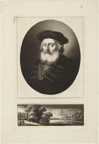 Alter Mann mit Mütze von Rembrandt van Rijn