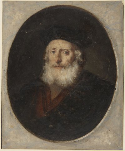 Alter Mann mit Mütze von Rembrandt van Rijn