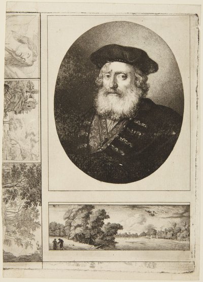 Alter Mann mit Mütze von Rembrandt van Rijn