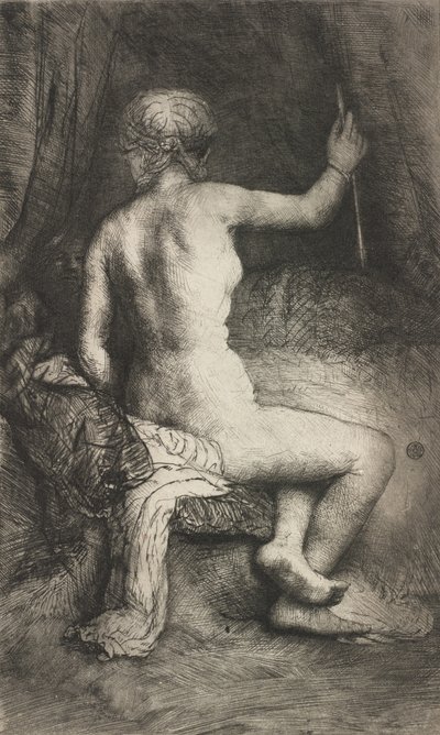 Frau mit dem Pfeil, 1661 von Rembrandt van Rijn