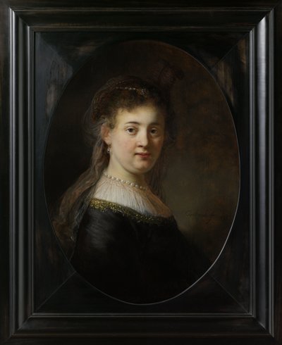 Junge Frau im Fantasiekostüm, 1633 von Rembrandt van Rijn