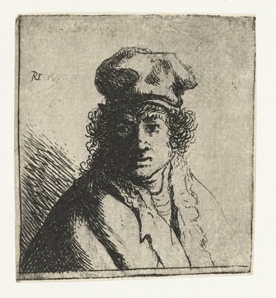 Junger Mann mit Mütze: Büste von Rembrandt van Rijn