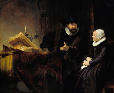 Der mennonitische Prediger Anslo und seine Frau von Rembrandt van Rijn
