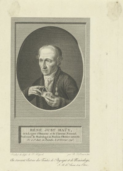 Porträt von René-Just Haüy 1743-1822, 1804 von Remi Henri Joseph Delvaux