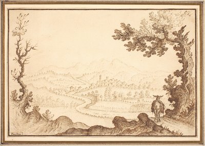Eine Landschaft bei Pecchio von Remigio Cantagallina