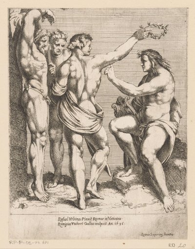 Apollo und Marsyas von Remy Vuibert