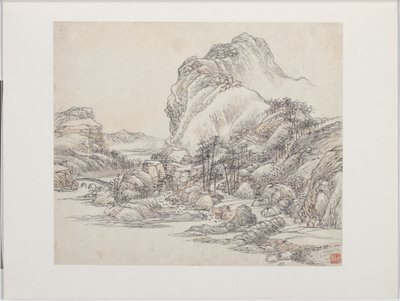 Album mit Landschaften von Ren Yu