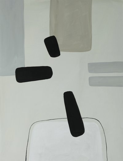 Schwebende minimalistische Formen von Renate Holzner