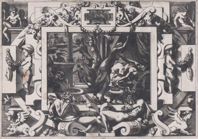 Pelias von seinen Töchtern getötet, 1563 von Rene Boyvin