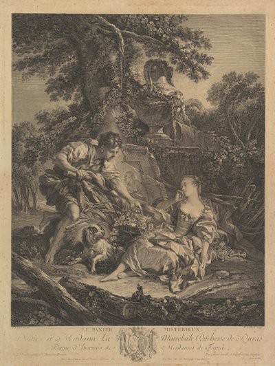 Der geheimnisvolle Korb, 18. Jahrhundert von Rene Gaillard