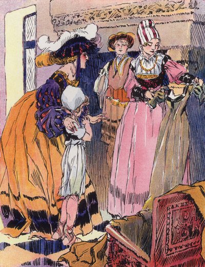 Ein kleines Mädchen zur Zeit der Renaissance von Rene Vincent