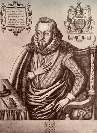 Robert Cecil, erster Earl von Salisbury, frühes 17. Jahrhundert, 1911 von Renold Elstrack