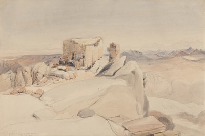 Der Gipfel des Berges Sinai oder Jebel Musa von Rev. Edward Thomas Daniell