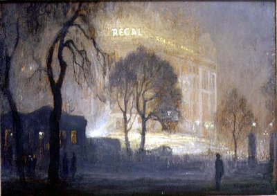 Der Regal aus dem Hyde Park an einem nebligen Abend von Rex Vicat Cole