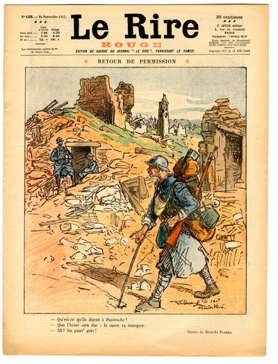 Cover von „Das rote Lachen“, Satirisch in Farben von Ricardo Flores