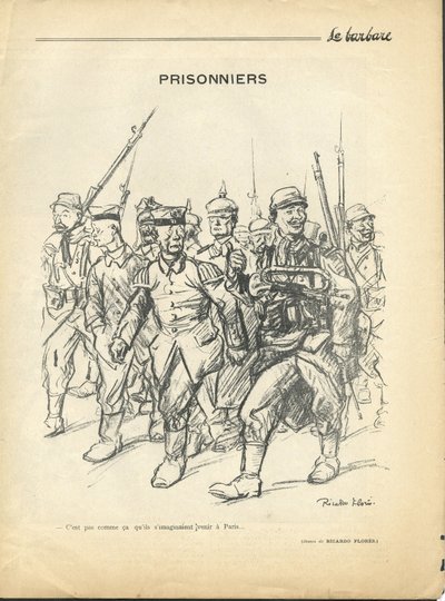 Illustration von Ricardo Flores (1878-1918) in Der Barbar, Nr. 4 von Ricardo Flores