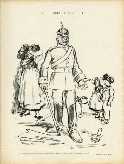 Illustration von Ricardo Flores (1878-1918) in Le Rire von Ricardo Flores