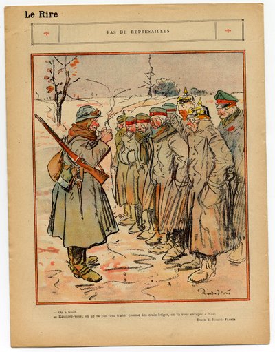Rotes Lachen, satirisch in Farben von Ricardo Flores