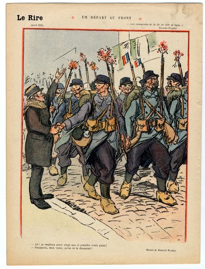 Rotes Lachen, Satirisch in Farben von Ricardo Flores