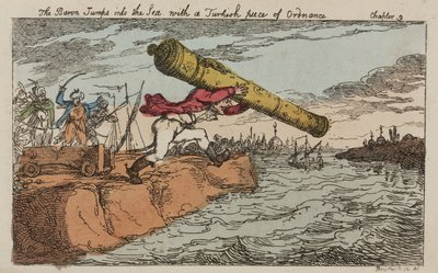 Baron Münchhausen stiehlt eine türkische Kanone von John Pardon