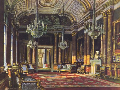 Buckingham Palace, Der Blaue Salon von Richard (after) Jack