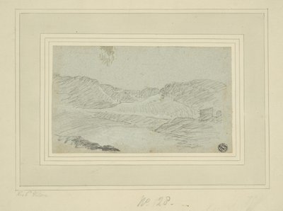 Hügelige Landschaft von Richard (attr.to) Wilson