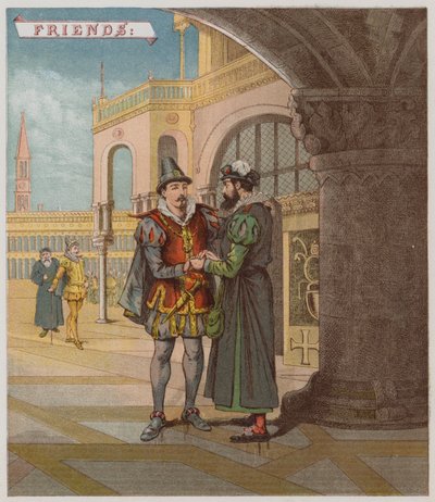 Illustration für Der Kaufmann von Venedig von Richard Andre