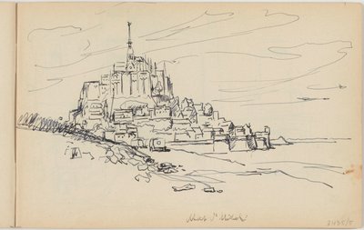 Mont Saint-Michel von Richard Baseleer