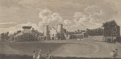 Tunbridge Castle in der Grafschaft Kent, aus Edward Hasteds, Die Geschichte und..., 1777-90 von Richard Bernard Godfrey