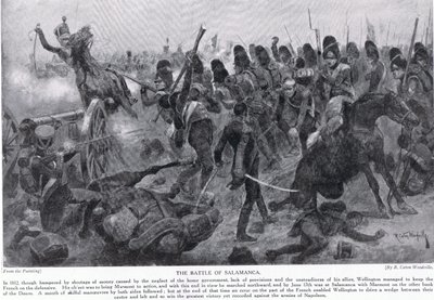 Die Schlacht von Salamanca, Illustration aus 