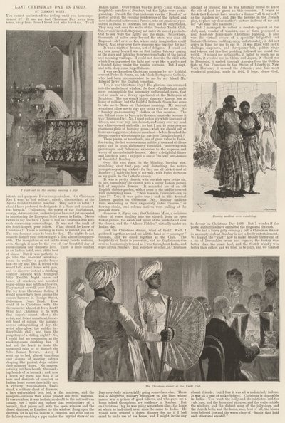 Letzter Weihnachtstag in Indien von Richard Caton Woodville junior