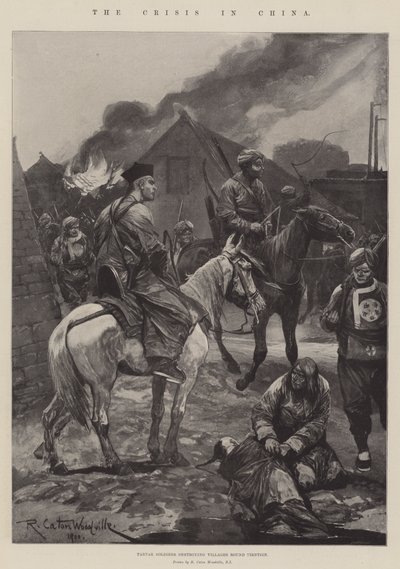 Die Krise in China von Richard Caton Woodville junior
