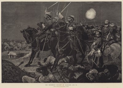 Die Haushaltskavallerie bei Kassassin, 28. August von Richard Caton Woodville junior