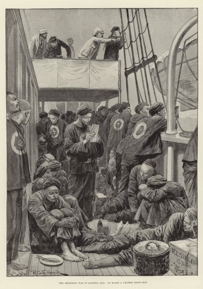 Der drohende Krieg in Ostasien von Richard Caton Woodville junior